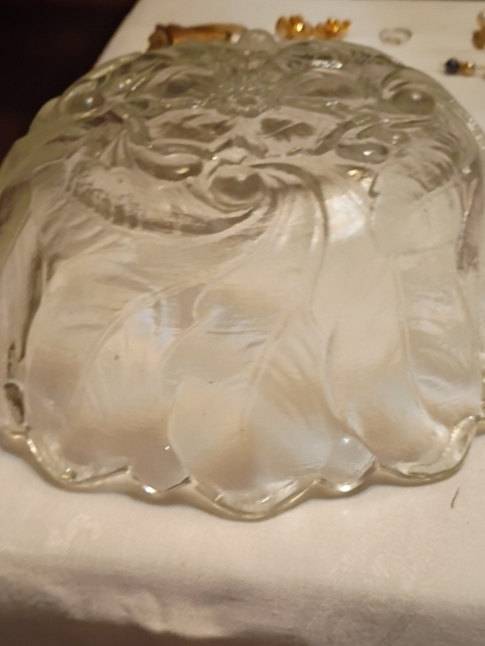 Clear Decorative Glass Bowl
